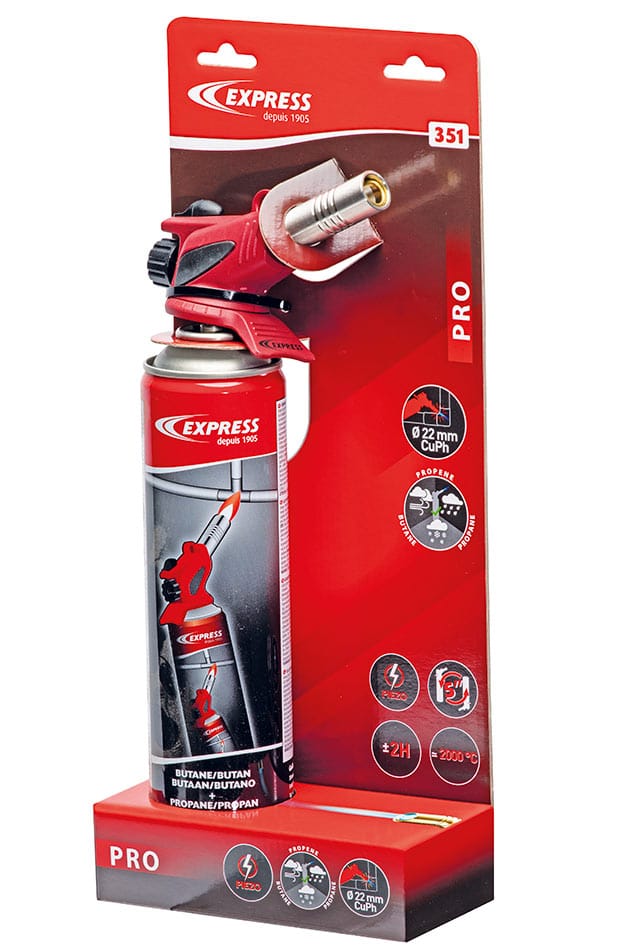 LAMPE À SOUDER PIEZO PROPANE - EXPRESS - 351