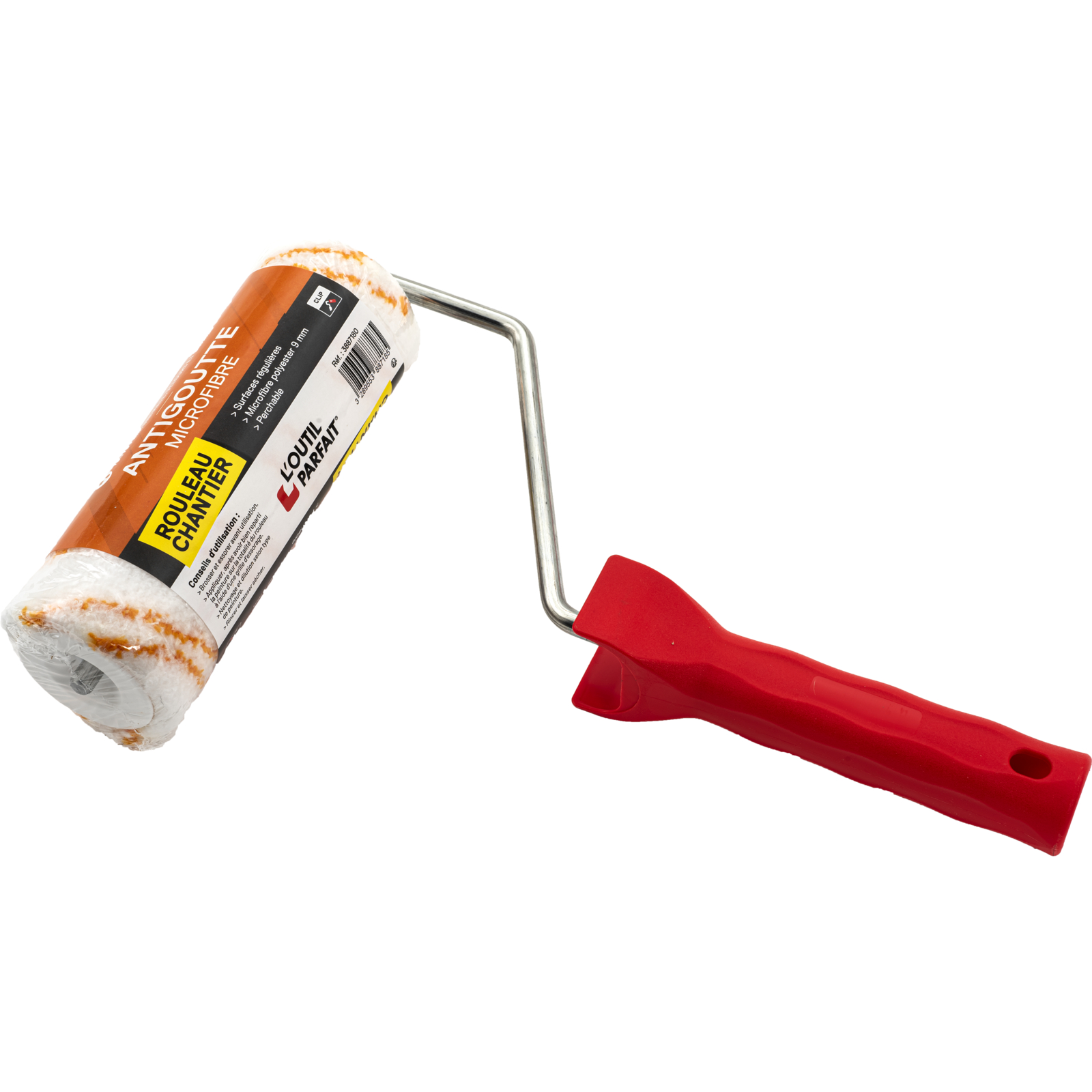 Rouleau antigoutte microfibre polyester 9 mm Taille 180 mm L'OUTIL PARFAIT - 3887180