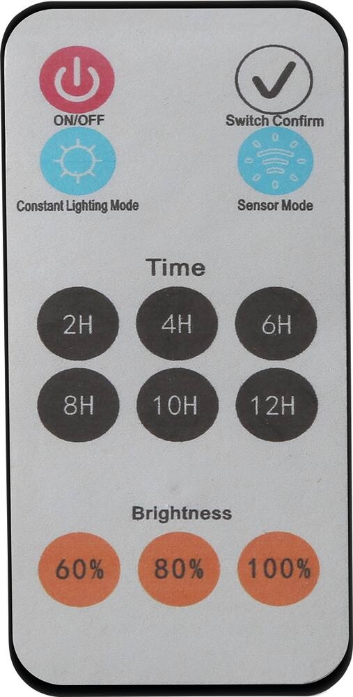 Lampadaire solaire LED 6000 lumens 40W avec détecteur et télécommande - DRAKKAR EQUIPEMENT - 82472