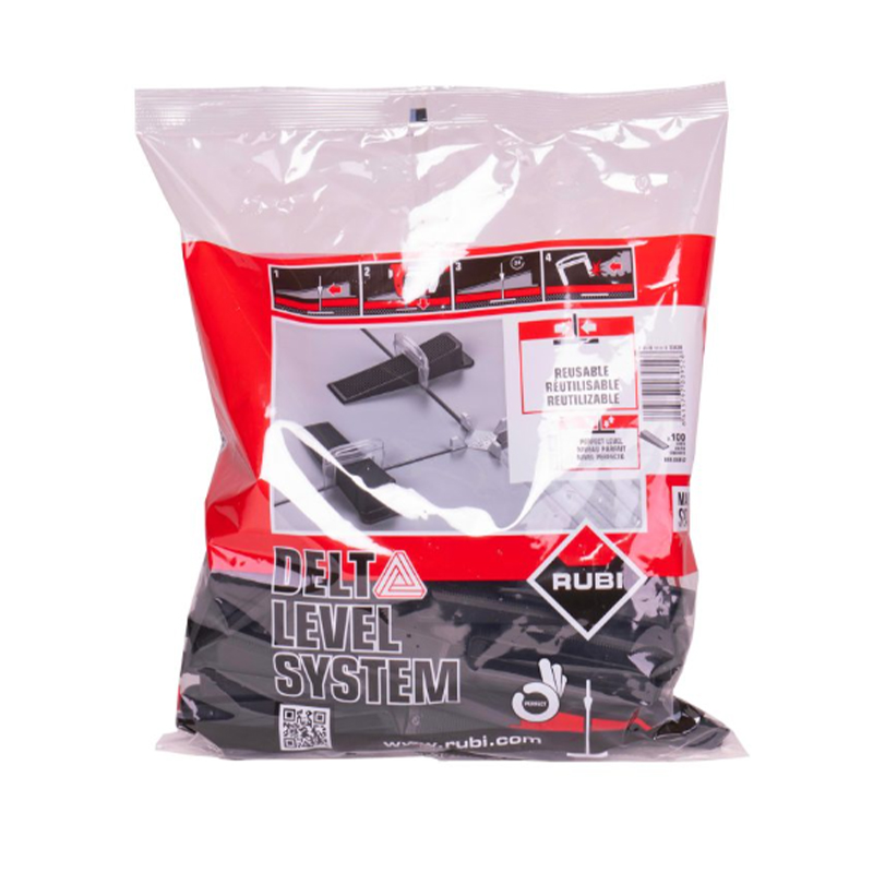 Cales DELTA LEVEL SYSTEM - Lot de 100 - RUBI - 3952