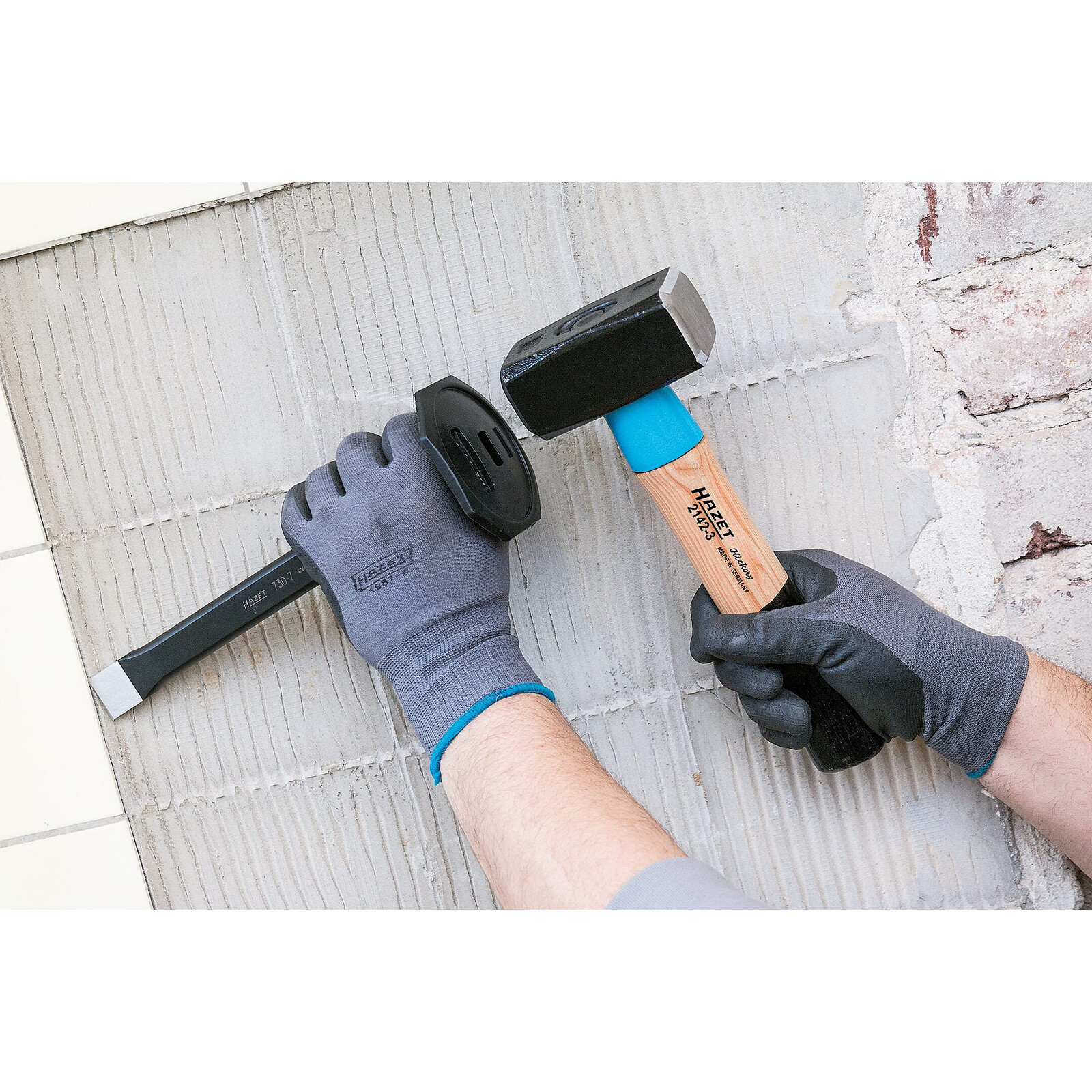 Burin plat 24 mm 200 mm forgé trempé DIN 6453 HAZET - 730-6
