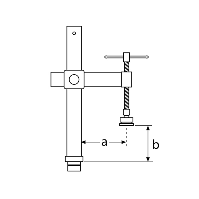Serre-joint pour table de soudage  4003-WV - Ø 16 mm URKO - 1543031