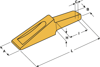 DENT BOFORS TROU HORIZONTAL - 4038279