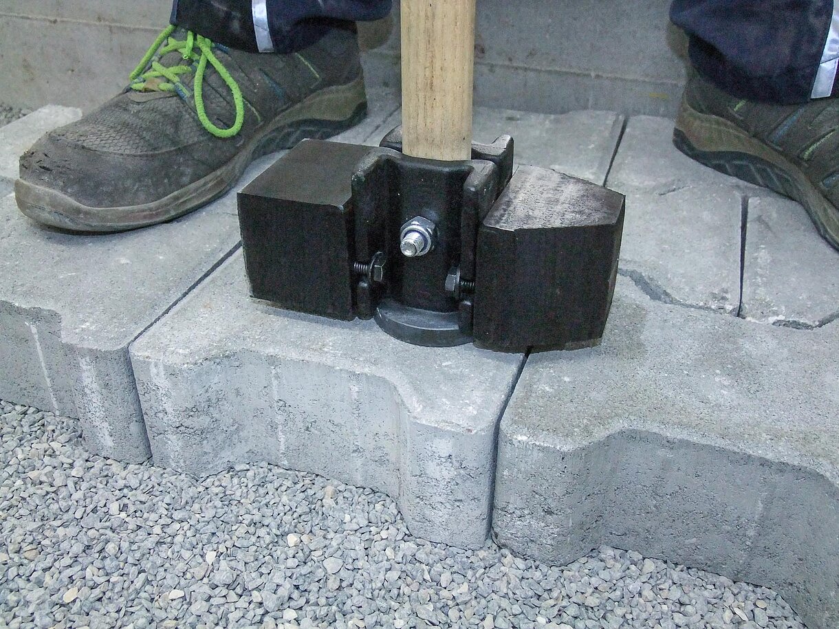 MAILLET MARTEAU DE FRAPPE A PLAT CAOUTCHOUC ERGONOMIQUE 400MM - PROBST - GH-ERGO-K - 518001145