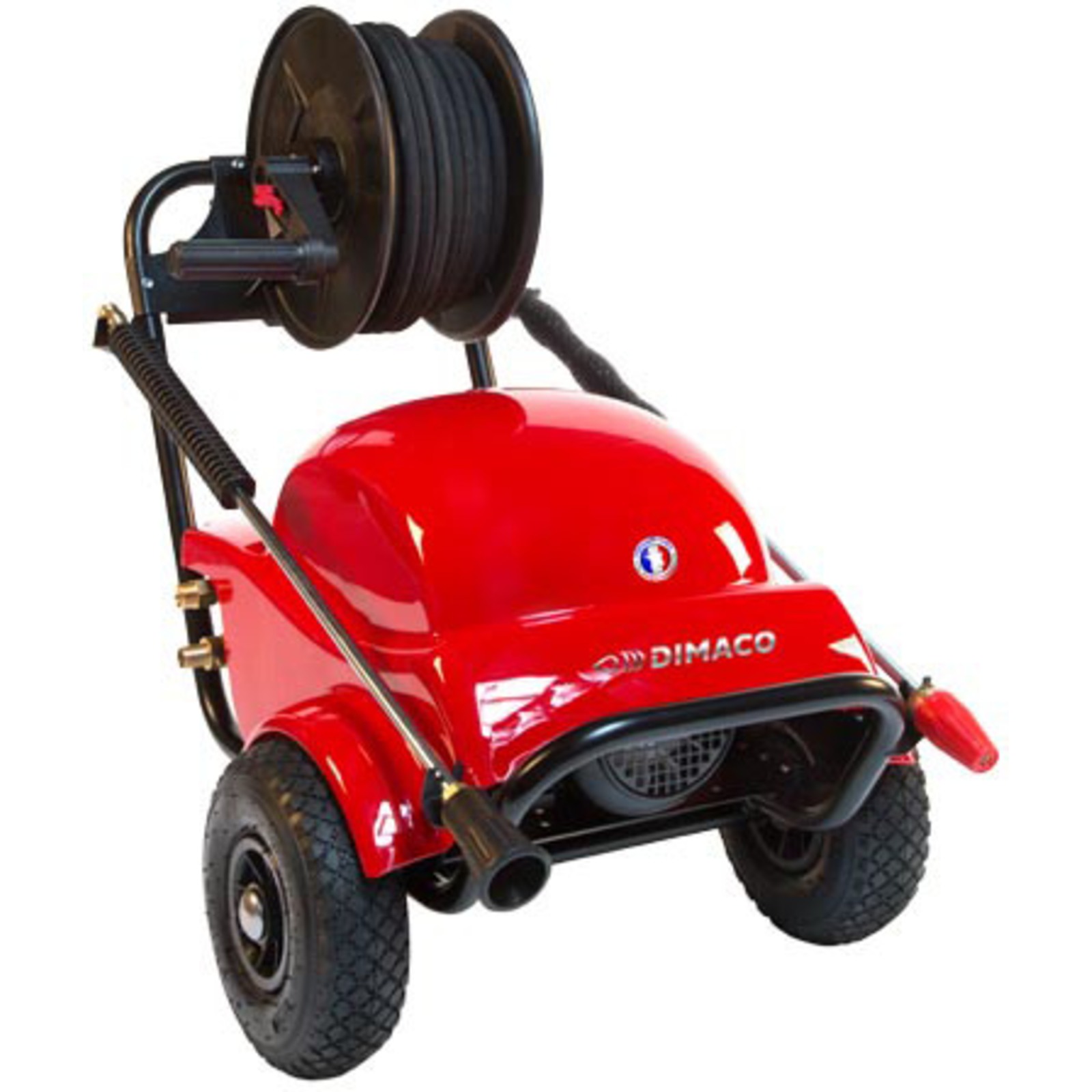 NETTOYEUR HP ÉLECTRIQUE 660 L/H 130 B 3 CV MONOPHASÉ AVEC ENROULEUR DIMACO - MONO130E