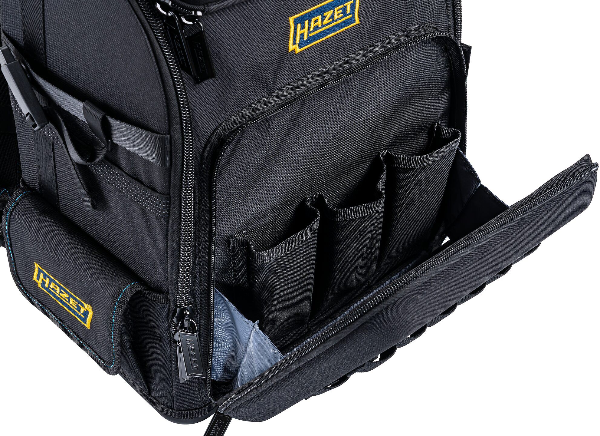 Sac à dos pour outils 56 pièces avec compartiments et panneau amovible HAZET - 191R-1/56