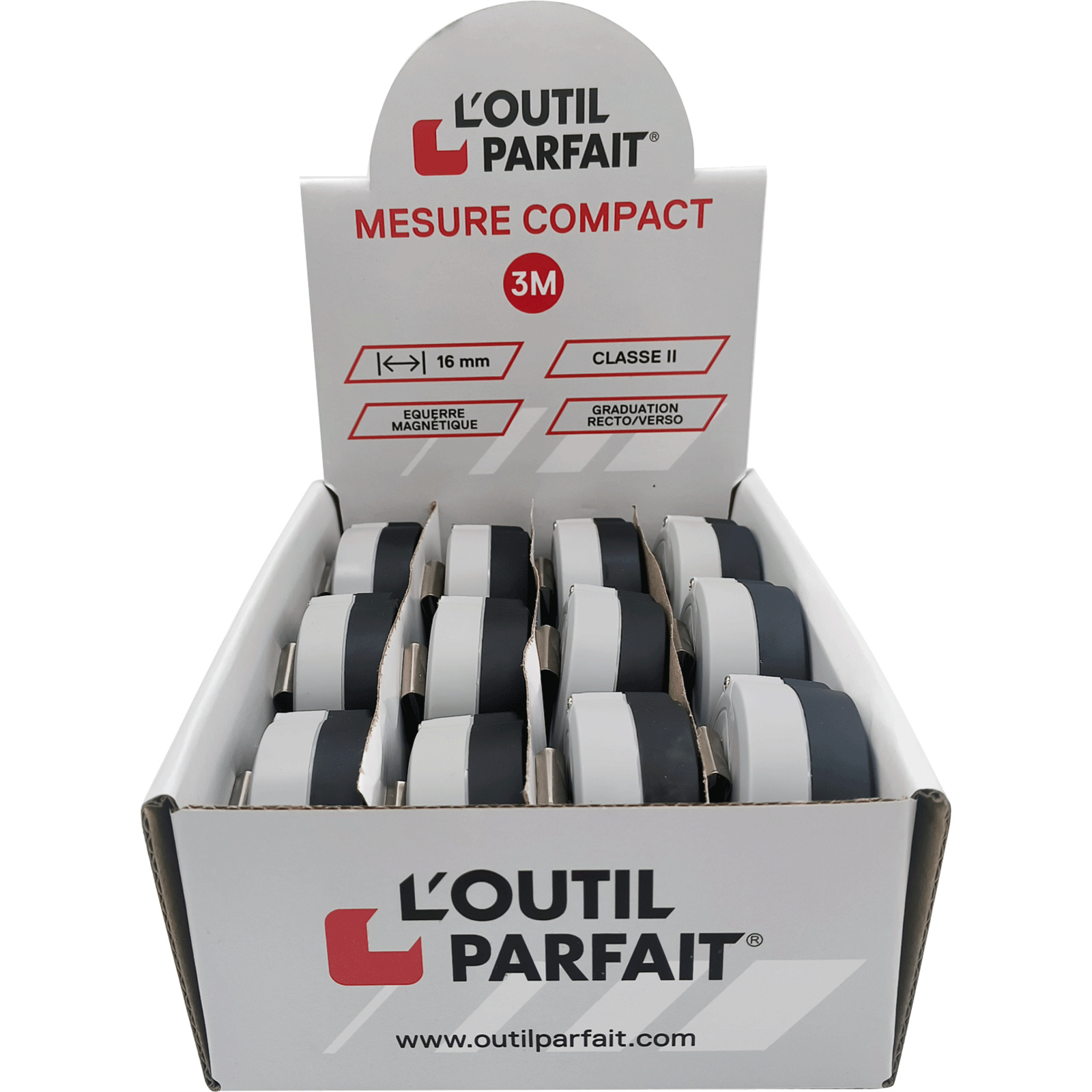 Mesure à ruban SOFT 8M L'OUTIL PARFAIT - 4240008