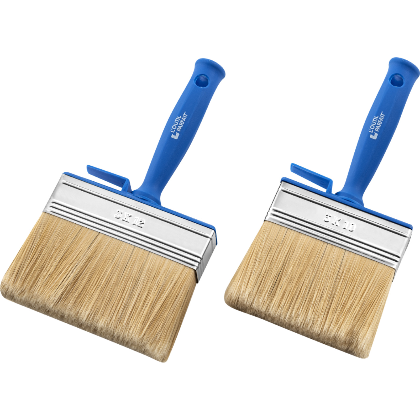 Brosse plate à peindre Acrylique Taille 120 Sortie Fibres 60mm Épaisseur 30mm L'OUTIL PARFAIT - 447120