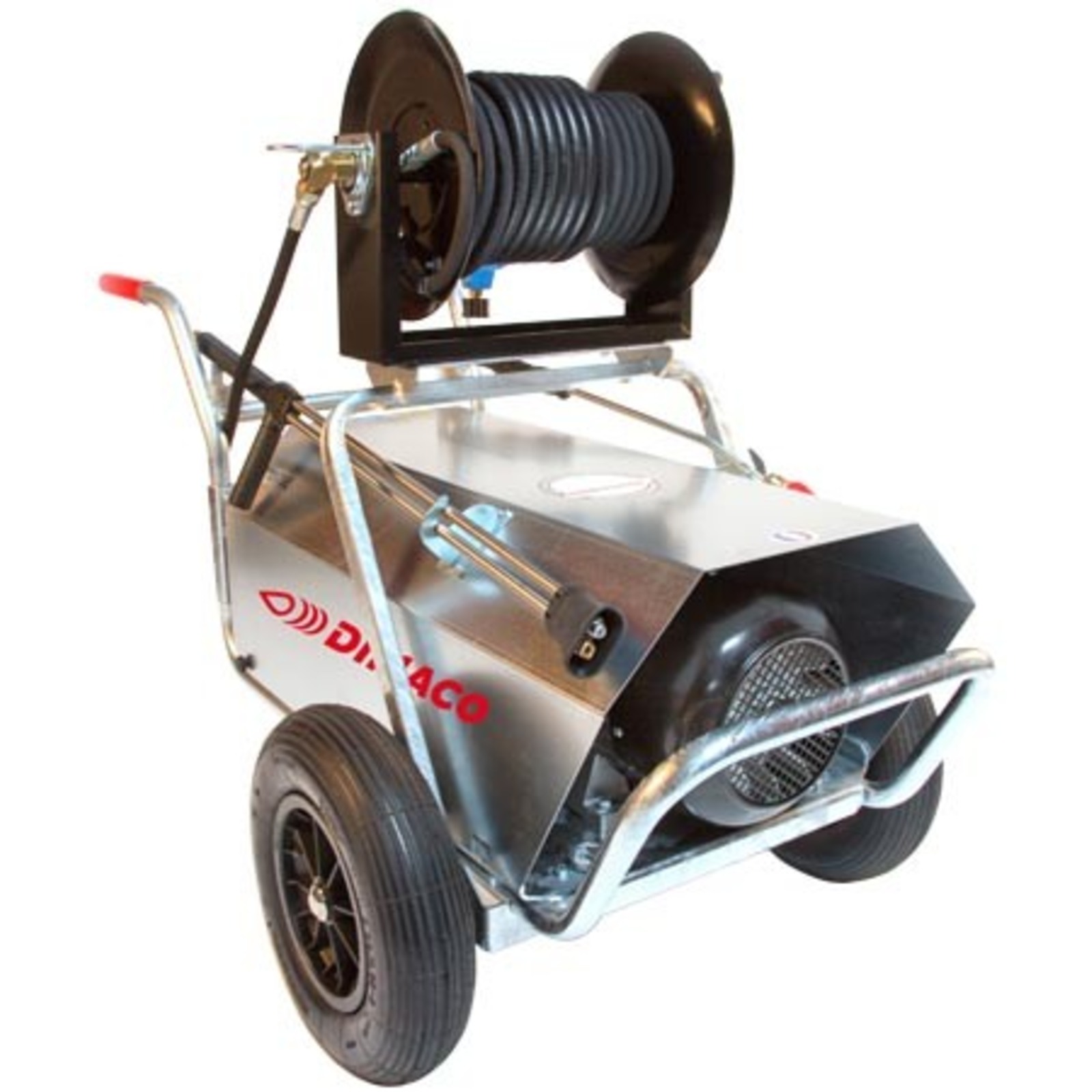 NETTOYEUR HP ÉLECTRRIQUE 1560 L/H 150 B 12 CV CHÂSSIS BROUETTE GALVA DIMACO - IG26150