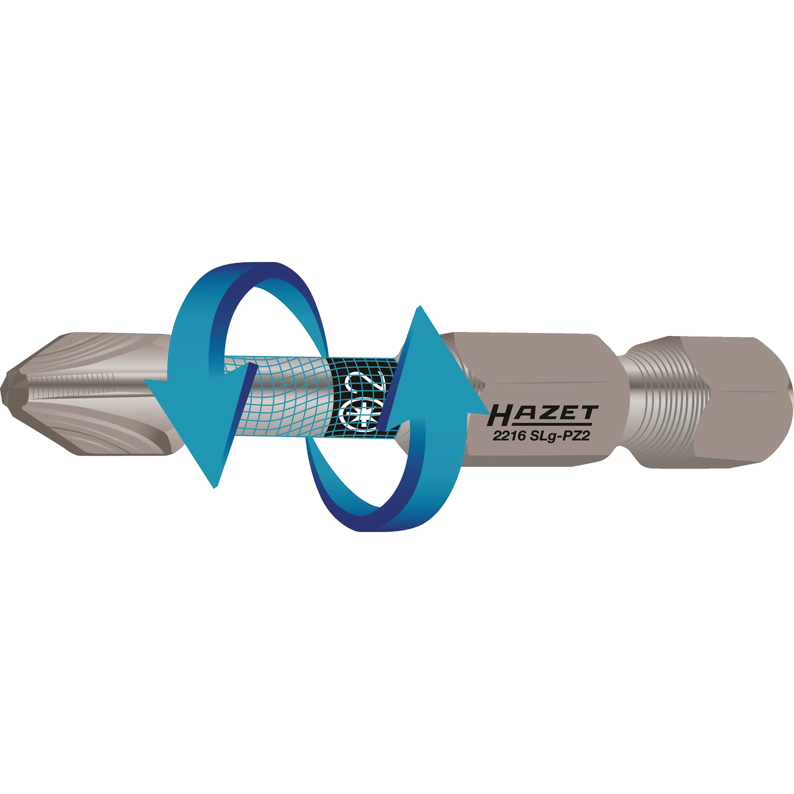 Embout-tournevis hexagone massif 1/4