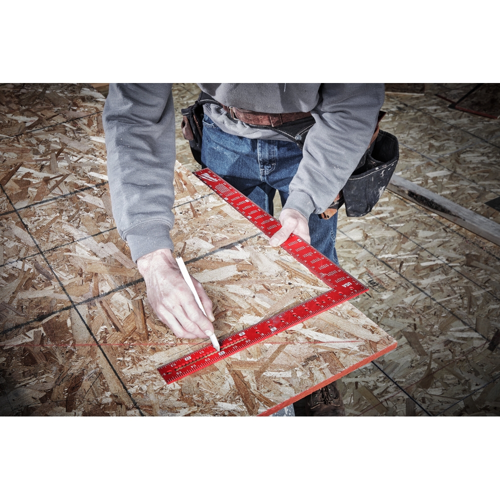 Equerre de menuisier métrique-1 pc MILWAUKEE ACCESSOIRES - 4932472126