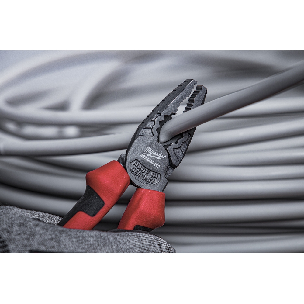 PINCE UNIVERSELLE 165MM - Clip brochable MILWAUKEE - 4932492461