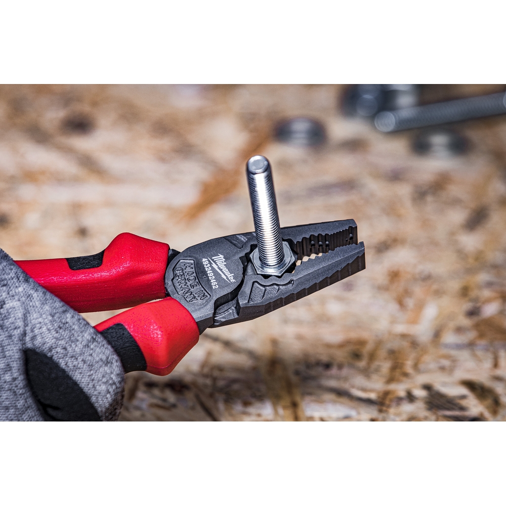 PINCE UNIVERSELLE 165MM - Clip brochable MILWAUKEE - 4932492461