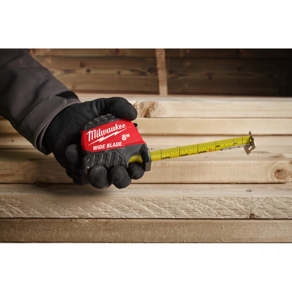 Mètre ruban large premium 8m/35mm MILWAUKEE - 4932499205