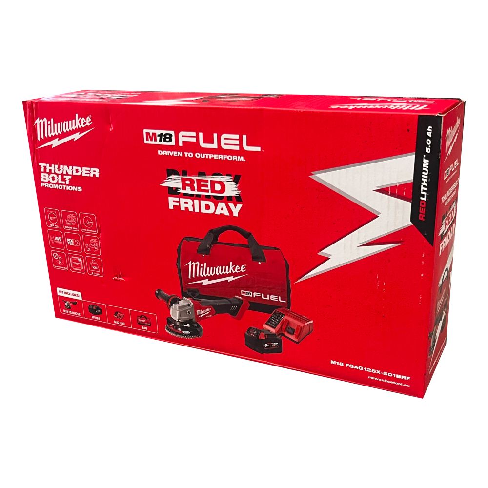 MEULEUSE 125MM 18V FUEL M18FSAG125X-501B MILWAUKEE - 4933500779