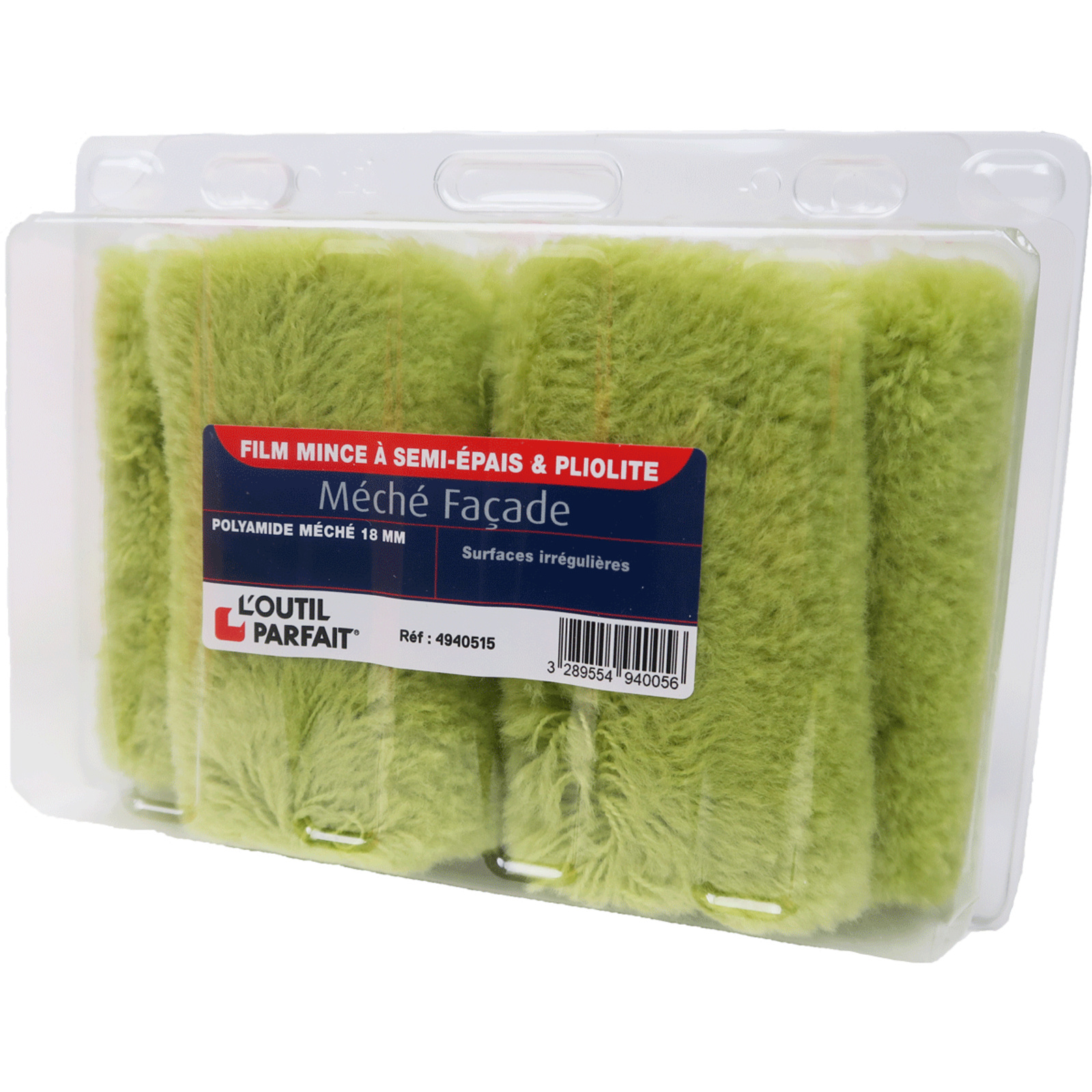 Manchon Façade méché Ø30 Polyamide méché 18 mm Taille 110 mm Boîte de 5 L'OUTIL PARFAIT - 4940515
