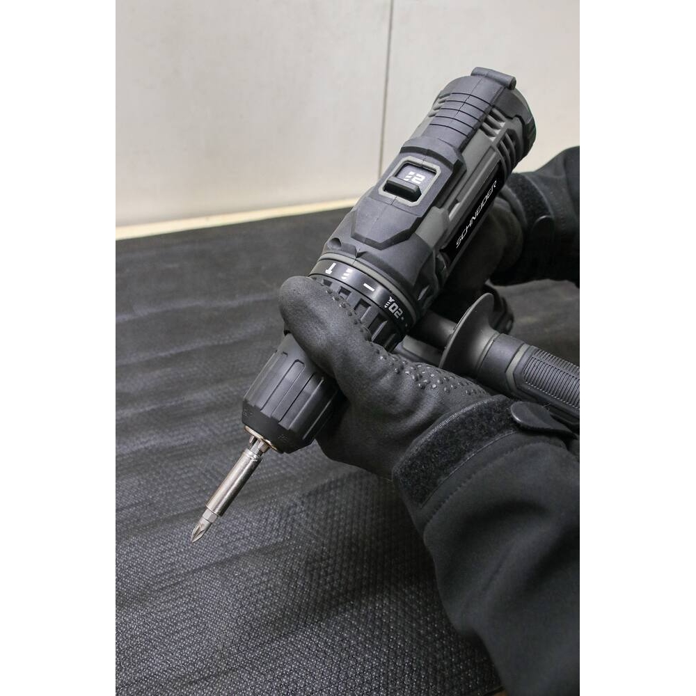 Perceuse visseuse à percussion 20V 50Nm 1 batterie 2Ah Li-ion - mallette SCHNEIDER ELECTRO - 50817