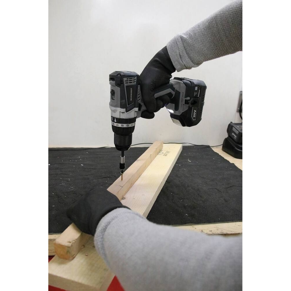 Perceuse visseuse à percussion brushless 20V 60Nm - boîte carton SCHNEIDER ELECTRO - 50823