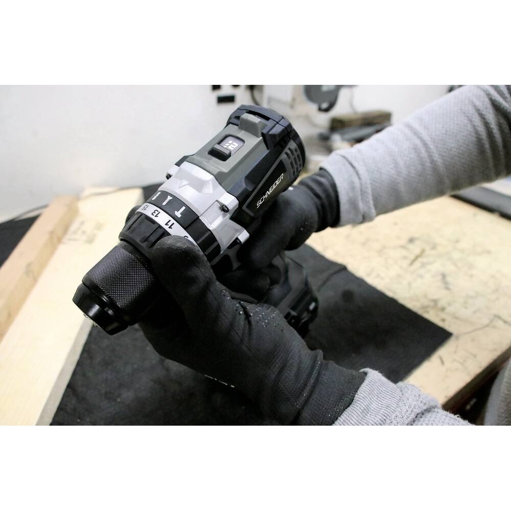Perceuse visseuse à percussion brushless 20V 60Nm - boîte carton SCHNEIDER ELECTRO - 50823