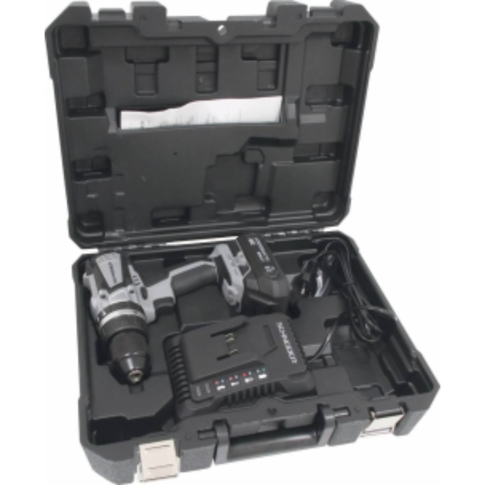 Perceuse visseuse à percussion brushless 20V 60Nm 1 batterie 2Ah Li-ion - mallette SCHNEIDER ELECTRO - 50825