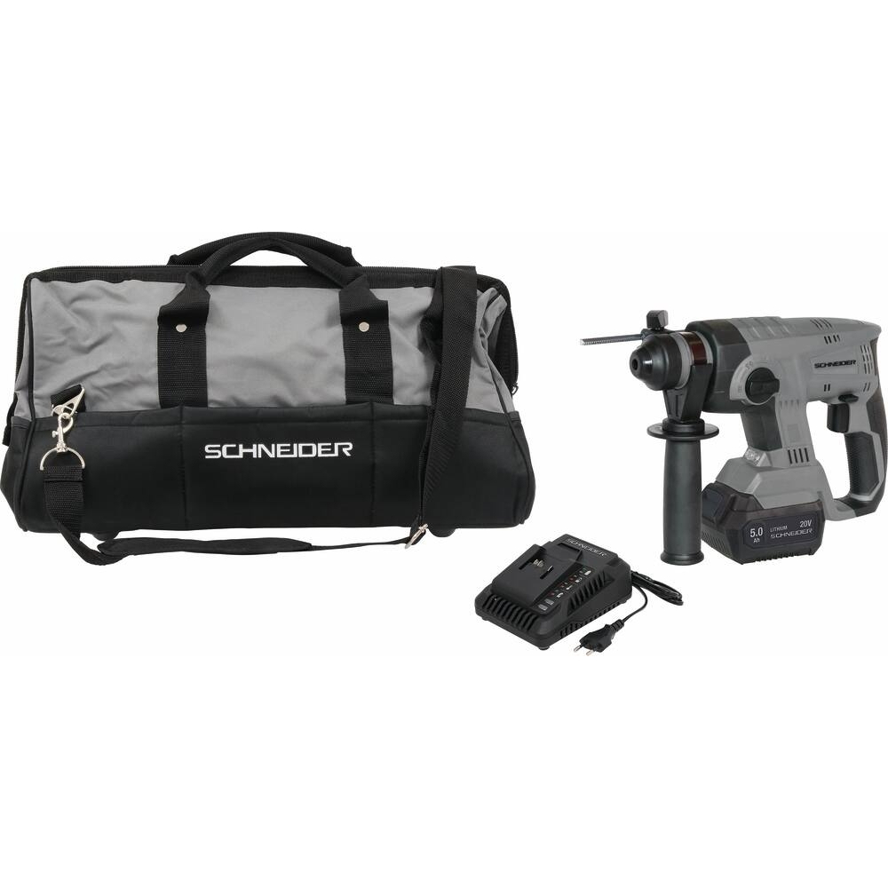 PERFORATEUR SDS 20V + BATTERIE 5 AH + CHARGEUR + SAC DE RANGEMENT - SCHNEIDER ELECTRO - 50842