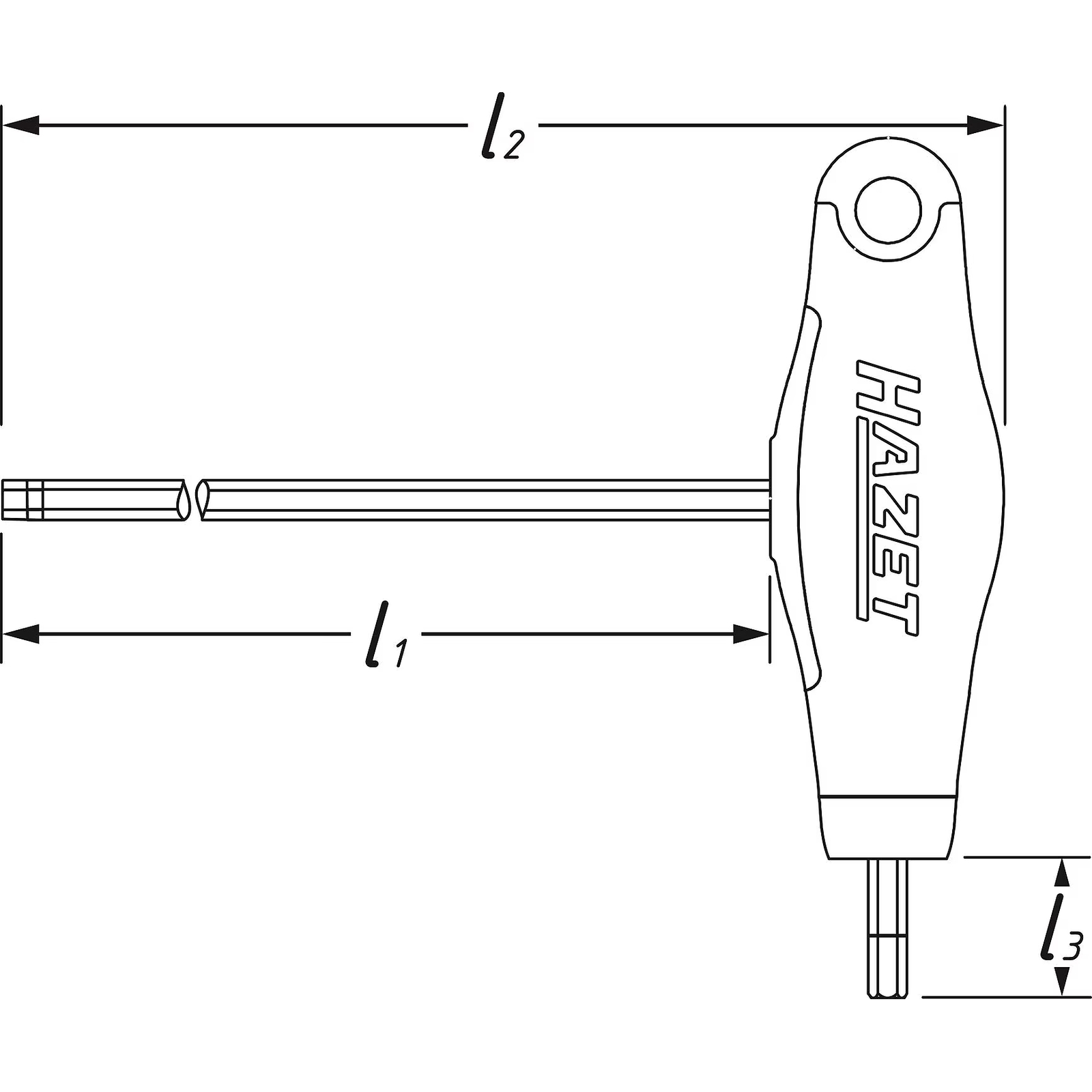 Porte-embouts double hexagone creux 1/4