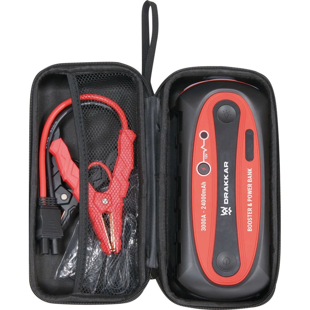 Booster lithium 12V 3000A avec power bank DRAKKAR EQUIPEMENT - 54217