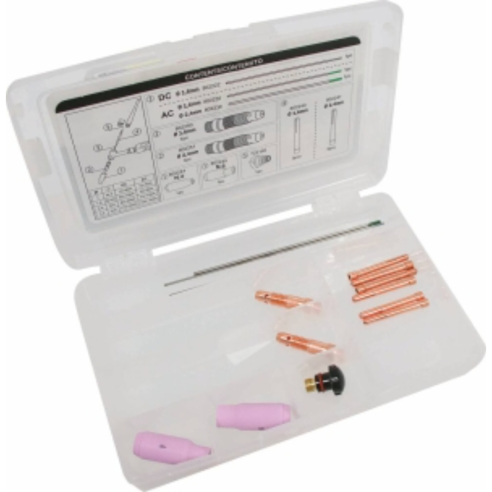 COFFRET DE CONSOMMABLES POUR TORCHE TIG SCHNEIDER ST17/26 54513/54514 - SCHNEIDER SOUDURE - 54529