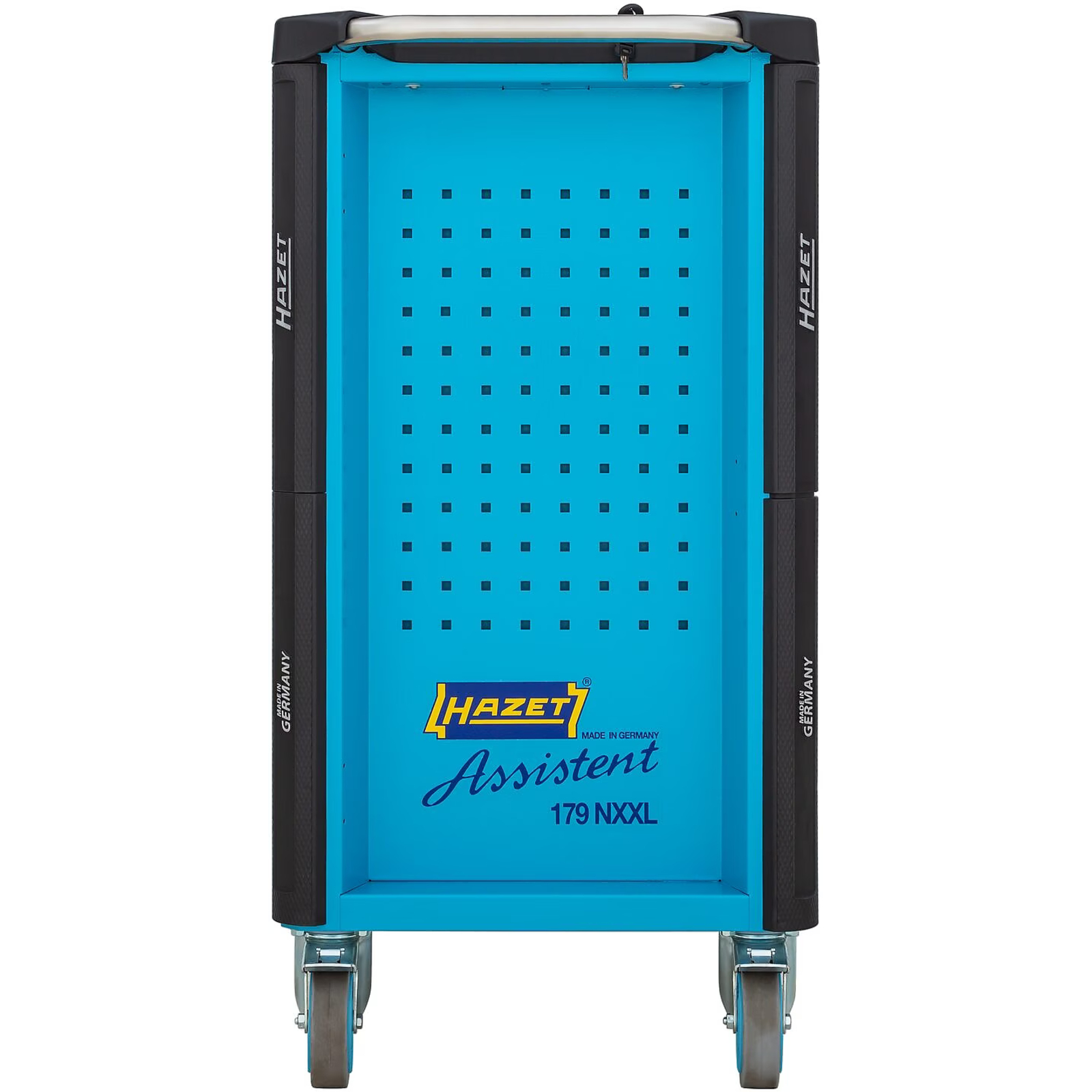 Servante d’atelier 8 tiroirs acier inoxydable 1133 x 518 mm bleu Hazet HAZET - 179NXXL-8