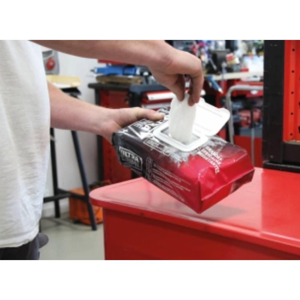 BOITE DE 80 LINGETTES XXL RESISTANTE PRO POWER SCRUB - FORMAT 38X25CM - ULTRA GRIME - 57560