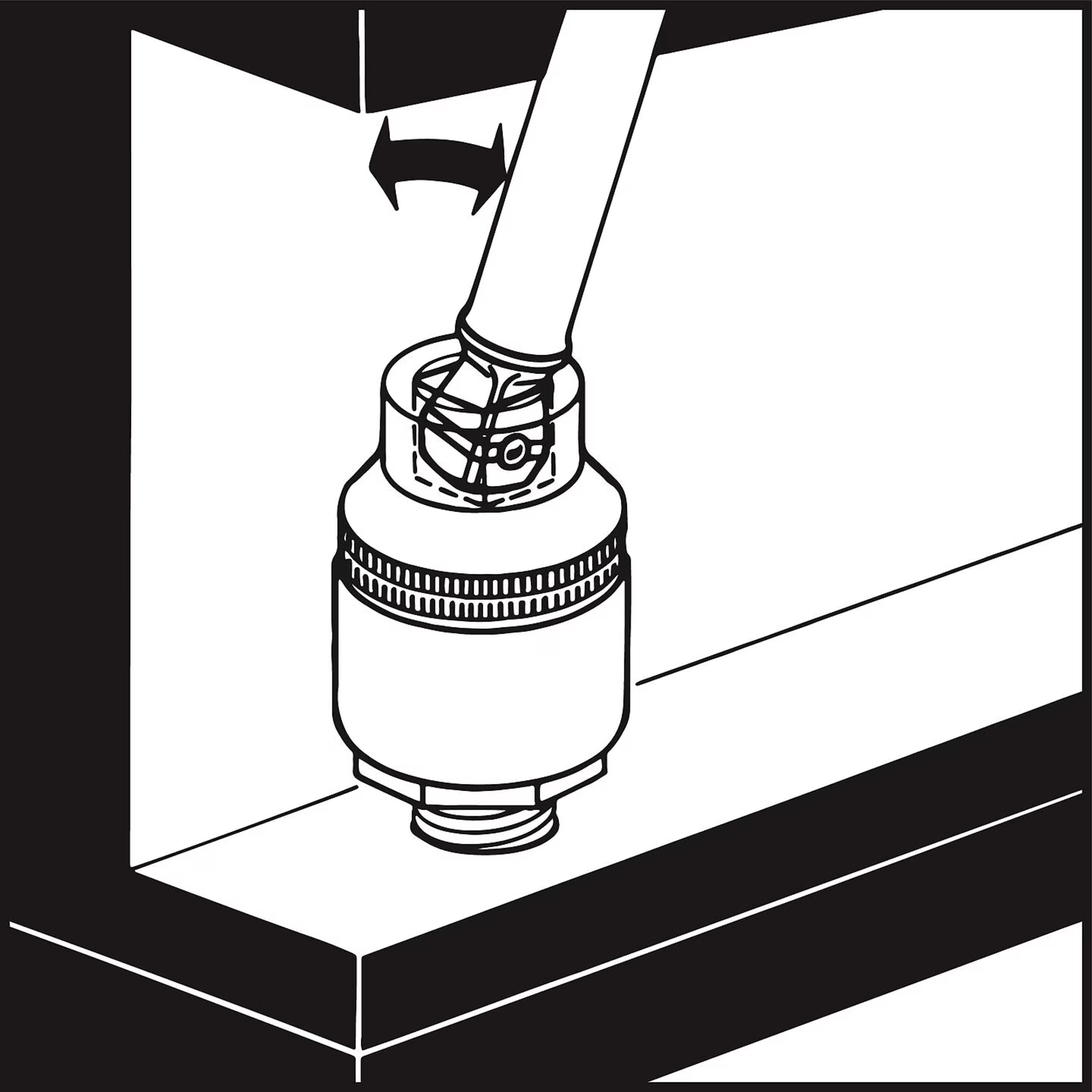 Rallonge pivotante 1/2 pouce 123 mm avec bille de retenue HAZET - 919-5