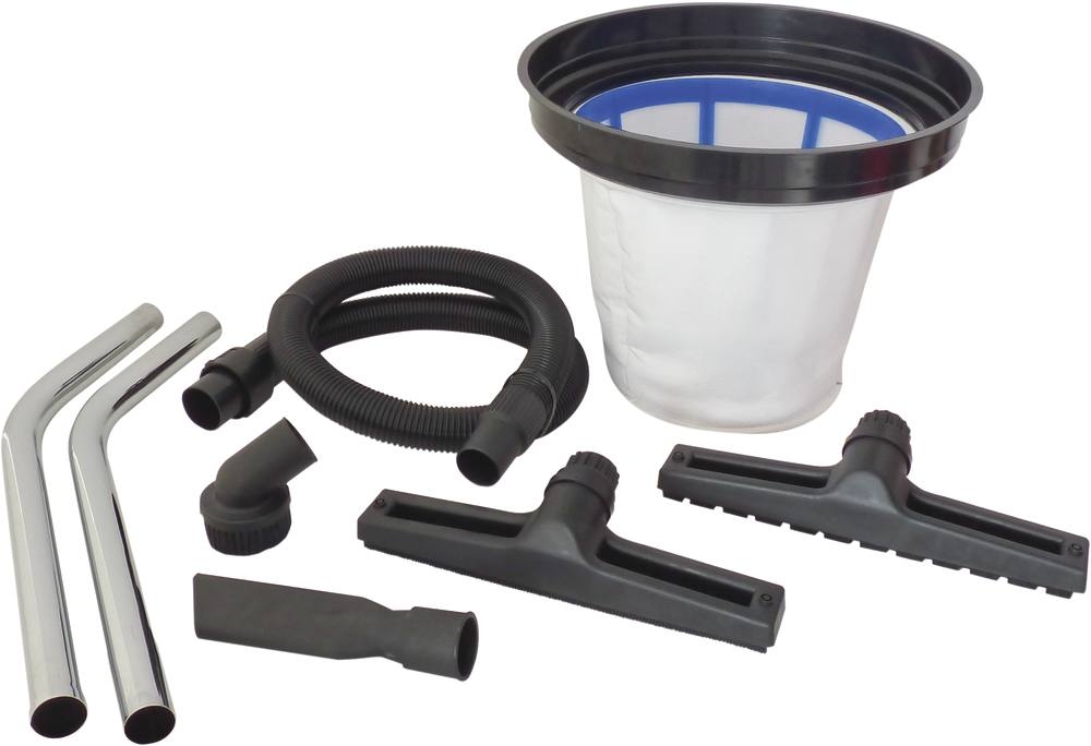 Aspirateur eau et poussière 80L 230V 3600W DRAKKAR cuve inox basculante/3 moteurs - 07408