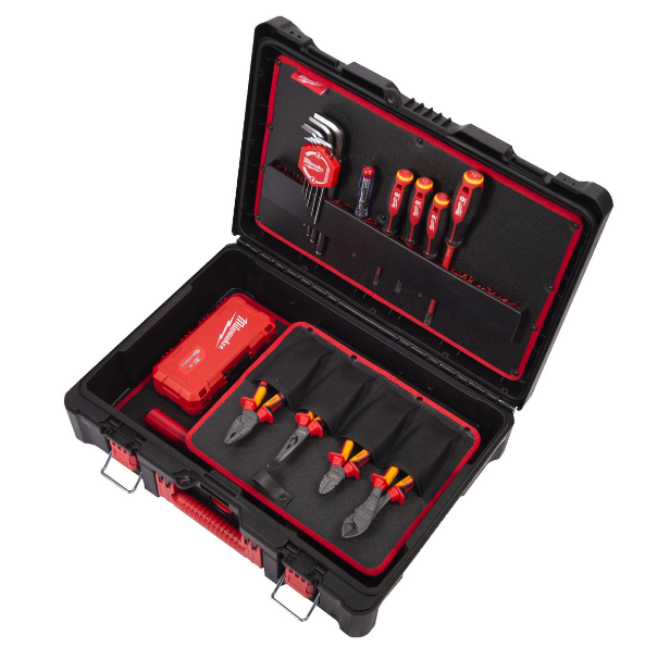 SET PACKOUT ELECTRICIEN 62 PIECES MILWAUKEE - 4932499466