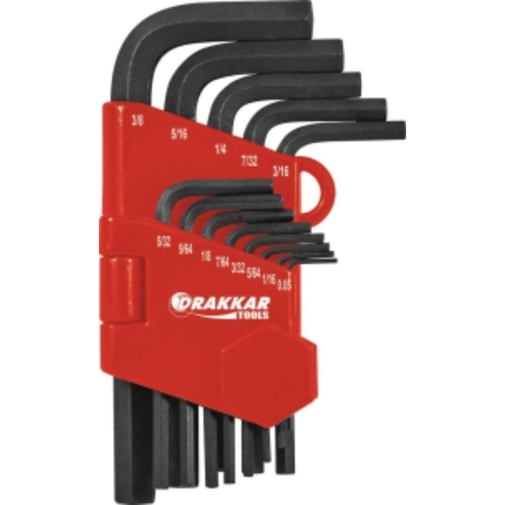 13 CLES MALES COUDEES HEXAGONALES COURTES S - DRAKKAR TOOLS - 68419