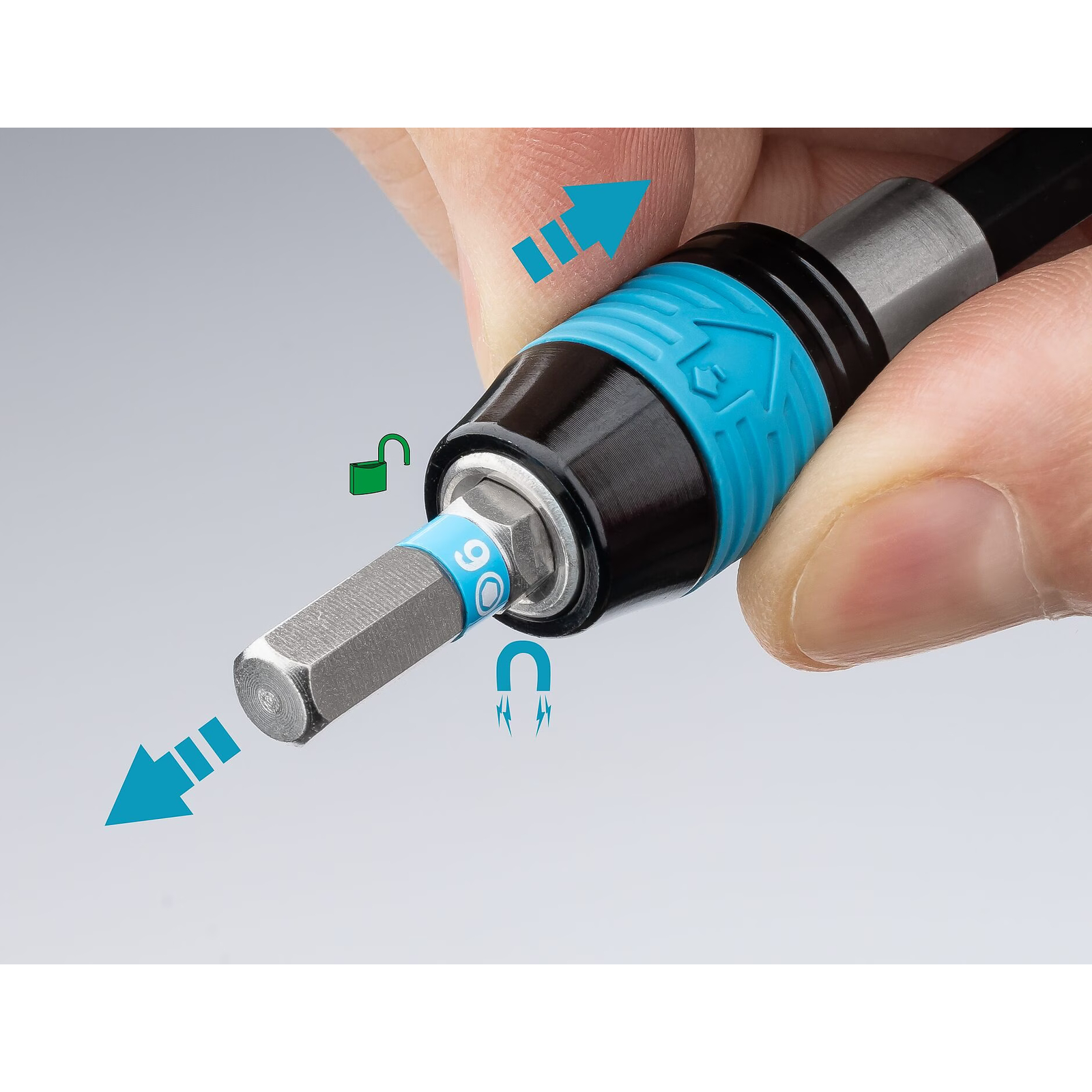 Tournevis dynamométrique 4-10 Nm poignée en T bimatière ergonomique HAZET - 6005CT-100