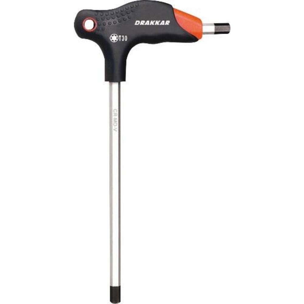 JEU DE 7 TOURNEVIS POIGNEE EN T HEX - DRAKKAR TOOLS - 69030