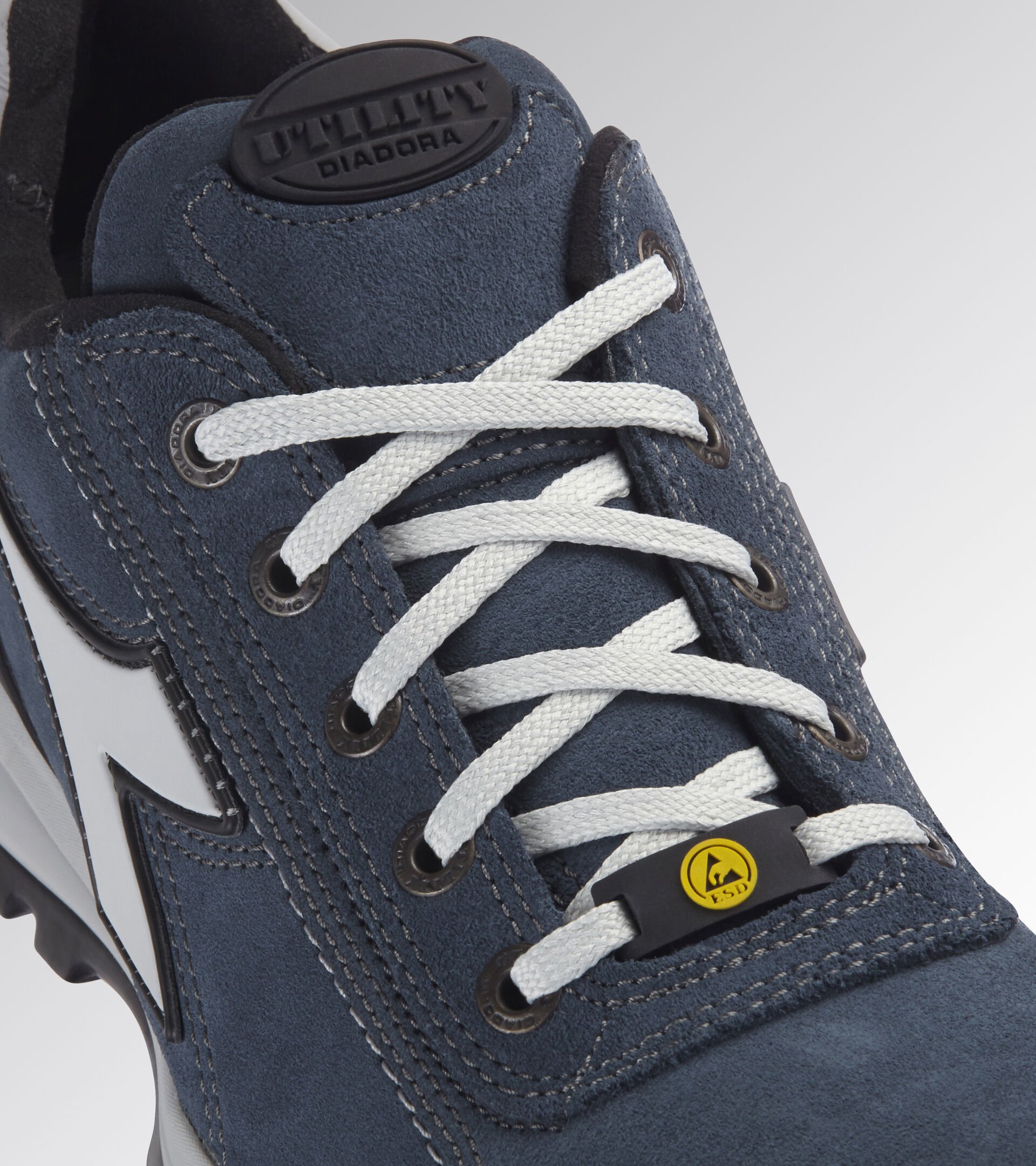CHAUSSURES DE SECURITE DIADORA BASSE BLEU COSMOS S3L FO SR HRO ESD  GLOVE TECH LOW -181125600140
