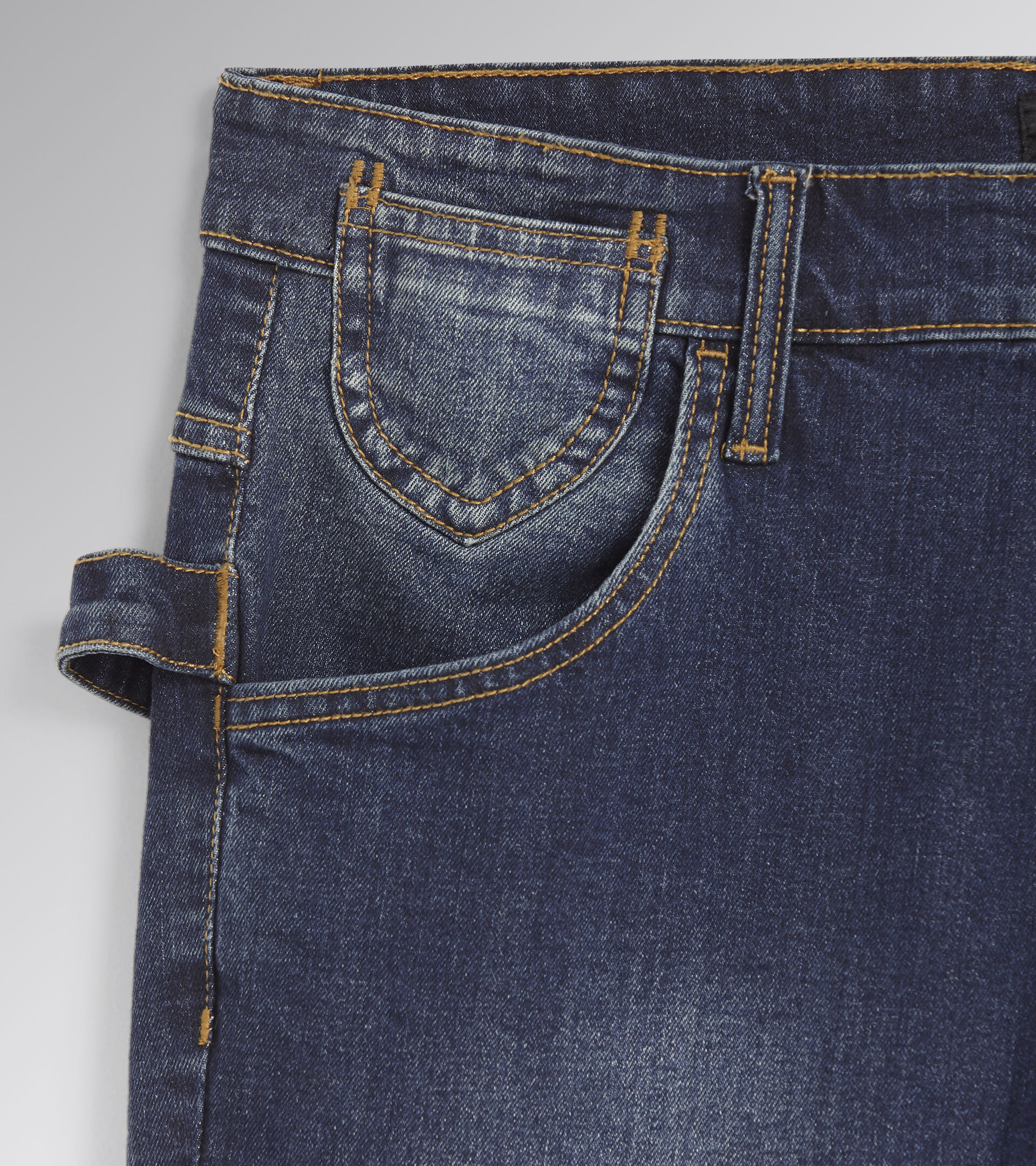 JEANS DENIM STRETCH 5 POCHES BLEU DIADORA STONE - 159590 60002