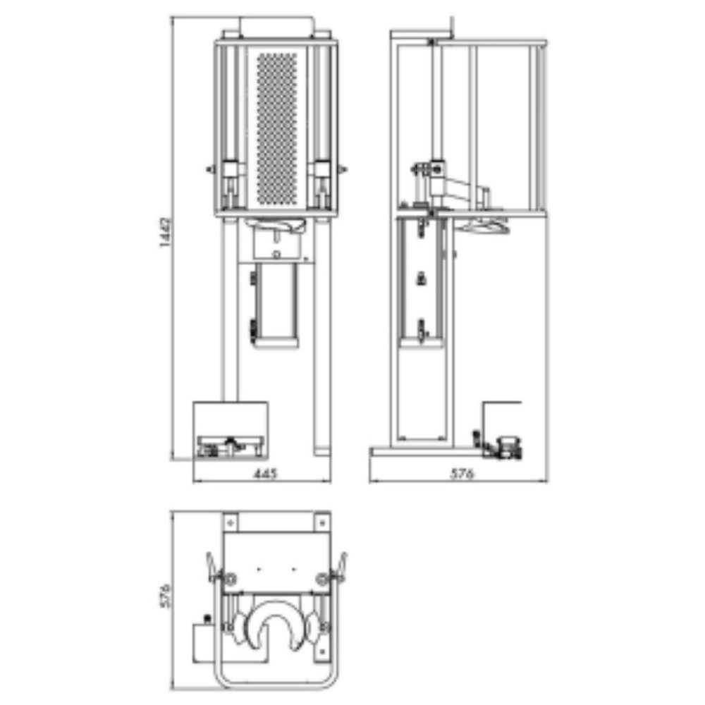 COMPRESSEUR DE RESSORTS PNEUMATIQUE ECO 1,2T - GOVONI - 71250