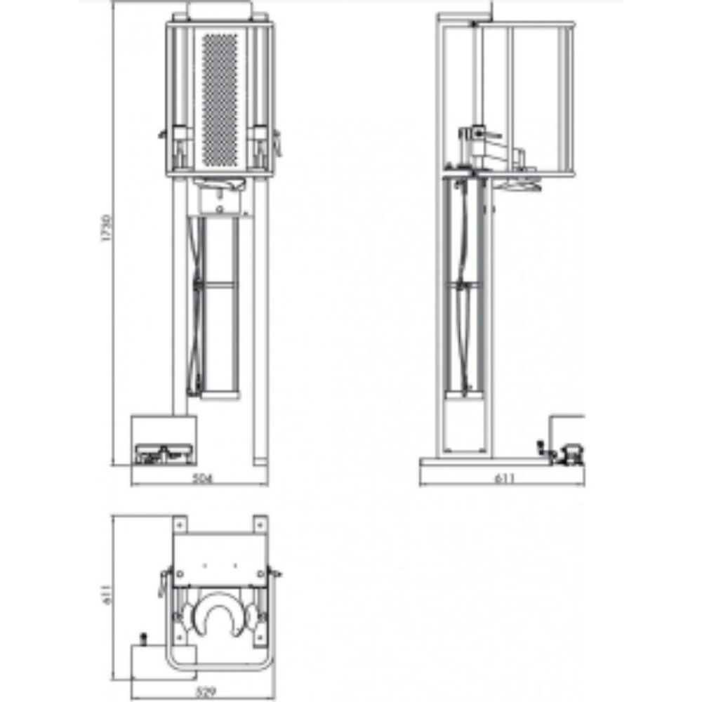 COMPRESSEUR DE RESSORTS PNEUMATIQUE ECO 2,5T - GOVONI - 71251