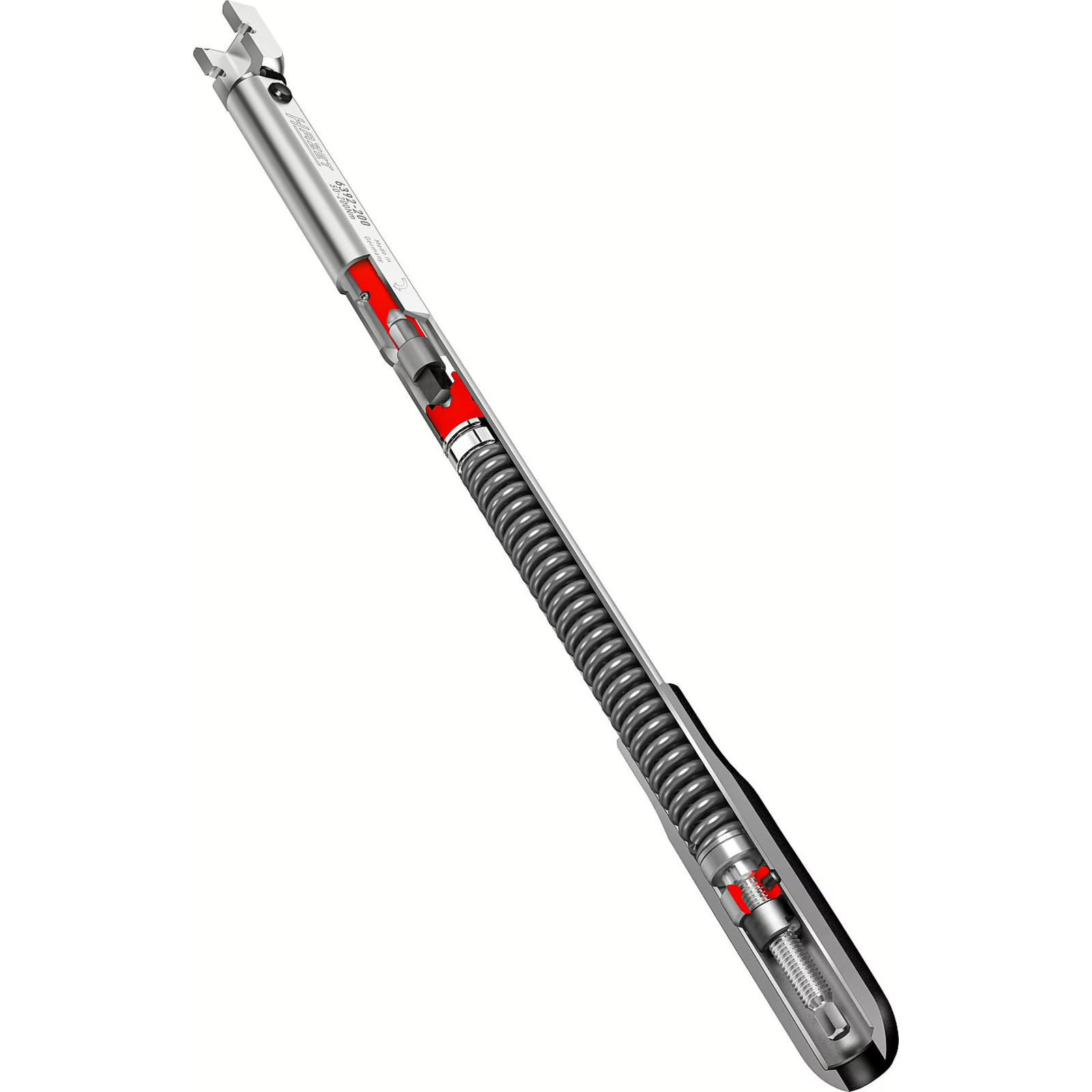 Clé dynamométrique 50-200 Nm précision 2 % carré femelle 14 x 18 HAZET - 6392-200
