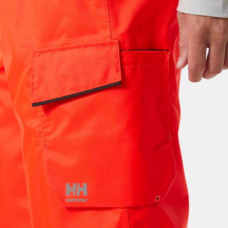 Pantalon d'hiver UC-ME rouge haute visibilité CL2  - HELLY HANSEN - 71456_169