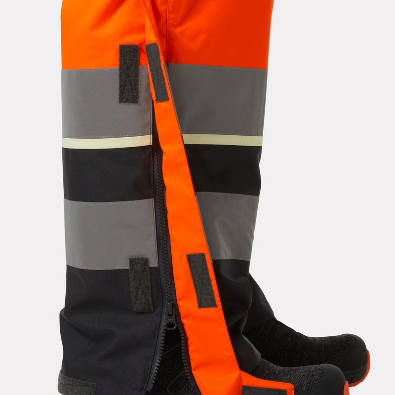 Pantalon d'hiver UC-ME CL2 orange haute visibilité/ébène - HELLY HANSEN - 71456_269