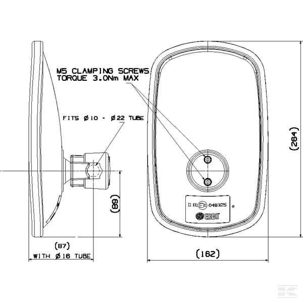 RETROVISEUR - 7182.320.B
