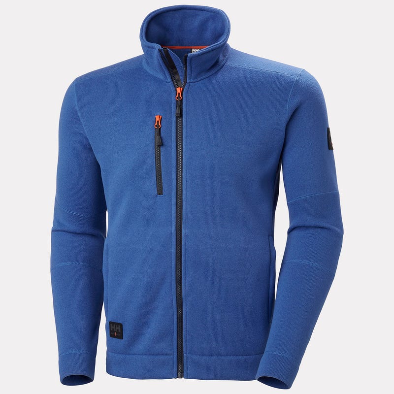Veste polaire en tricot Kensington bleu pierre - HELLY HANSEN - 72250_558