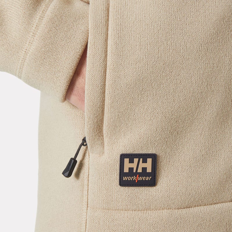 Veste polaire en tricot Kensington sable/ébène - HELLY HANSEN - 72250_789