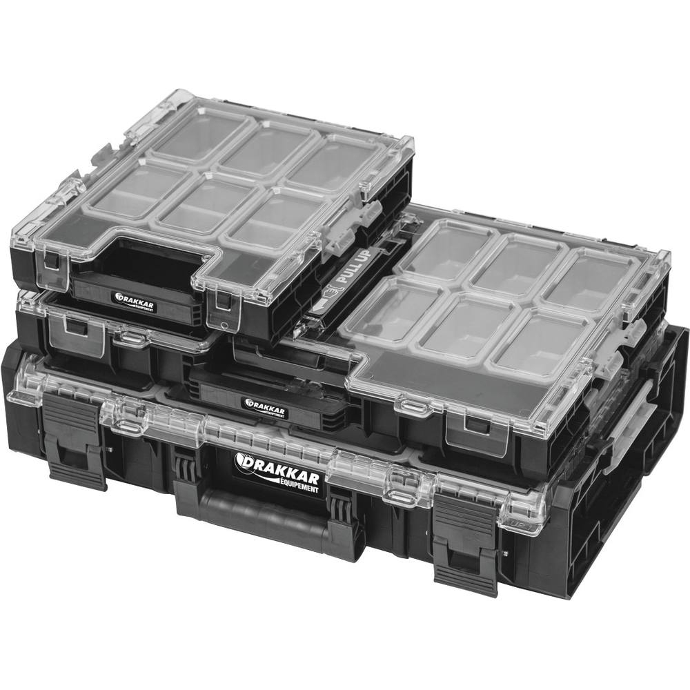 Mallette de rangement COBOX 12 godets 582x387x131mm DRAKKAR - 72710