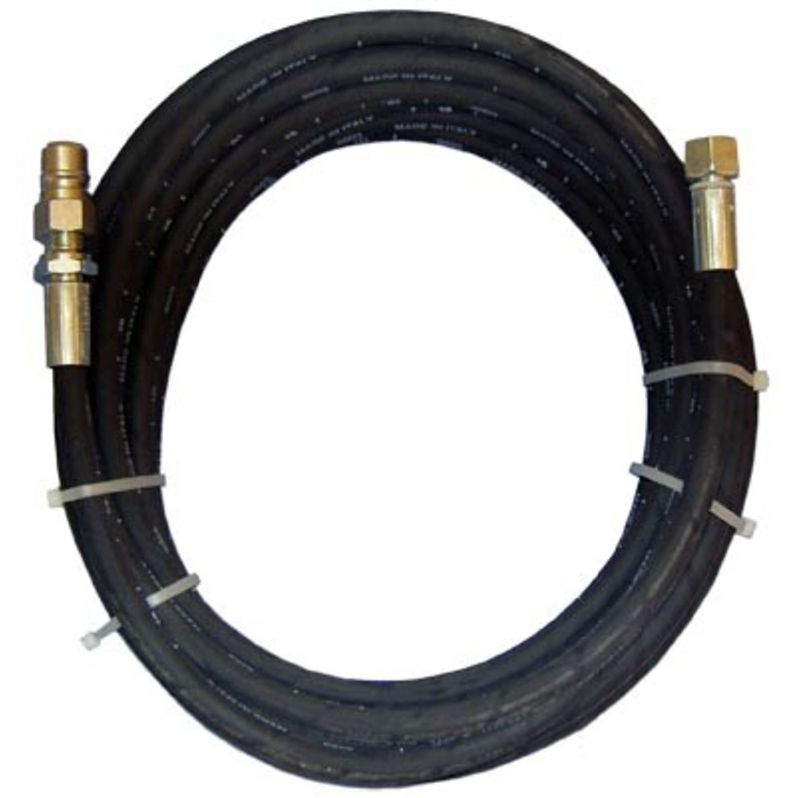 FLEXIBLE HP  3/8  2 TRESSES ACIER 20 M Ø 10 + RACCORD RÉF. 26203561                       DIMACO - R2038B
