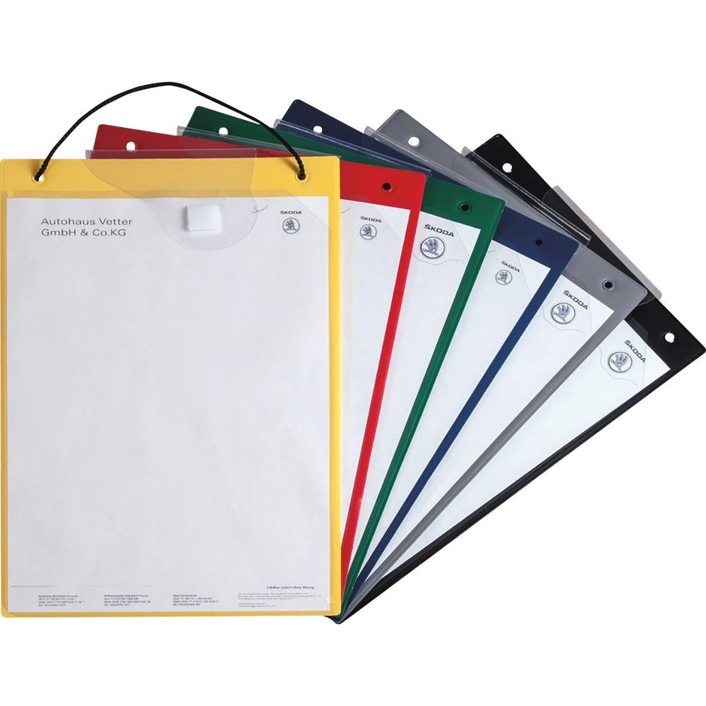 Tablette de fiche travaux A4 bleue - lot de 10 pcs EICHNER - 74605