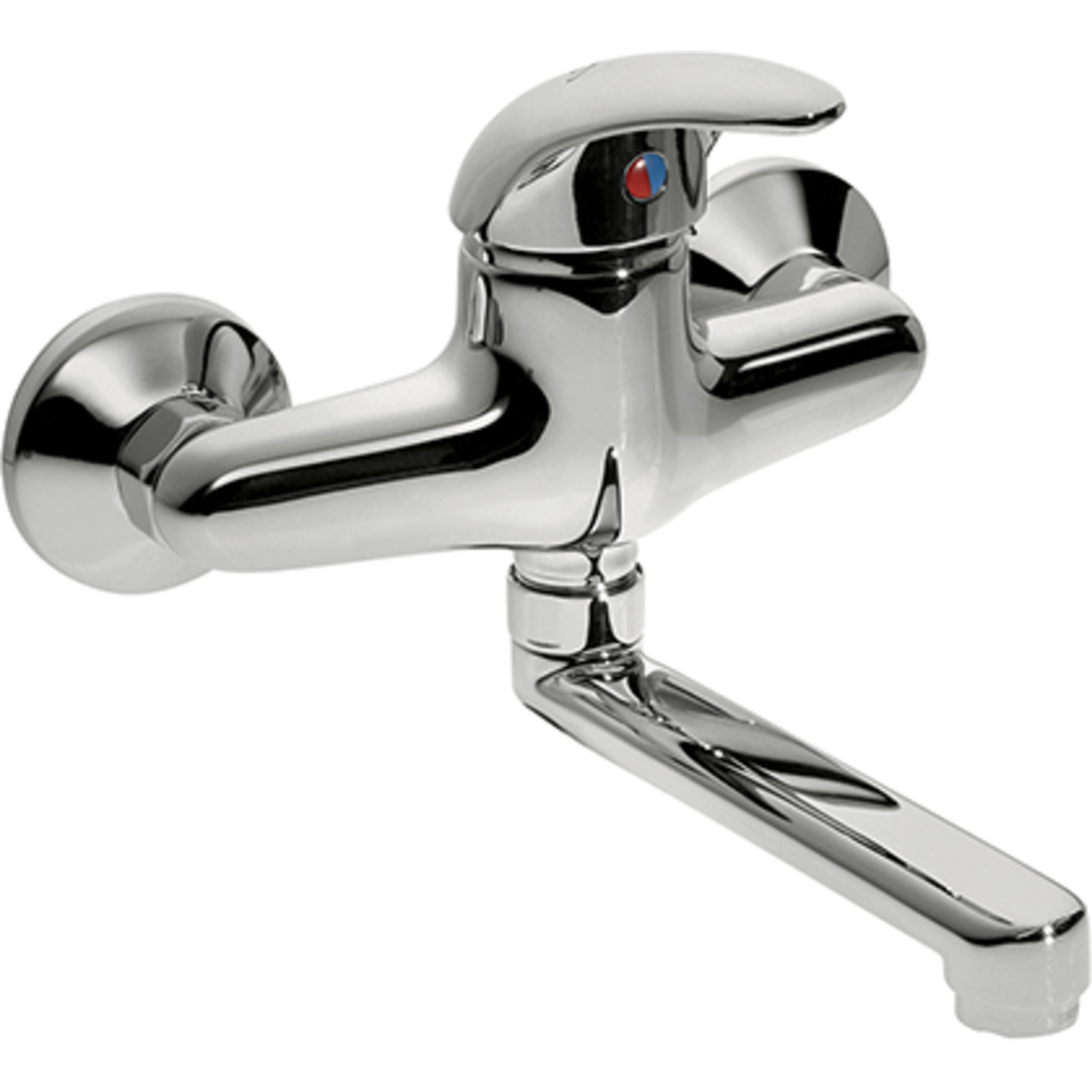 Robinet lavabo simple à commande fémorale murale 390 mm PRESTO - 31683